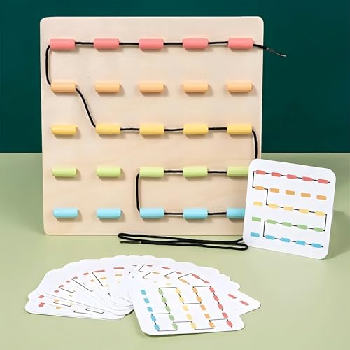 Kit d'activités sur la démence pour personnes âgées – Jeux de mémoire Alzheimer avec puzzles et cartes de couleur – Produits pour adultes âgés...