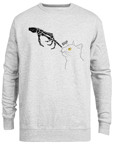 Pull gris unisexe Spooky Boop idéal pour vos sorties automnales en ville