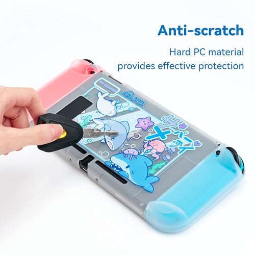 GeekShare Protective Case Slim Cover Case Compatible with Switch Only - Shock-Absorption and Anti-Sc