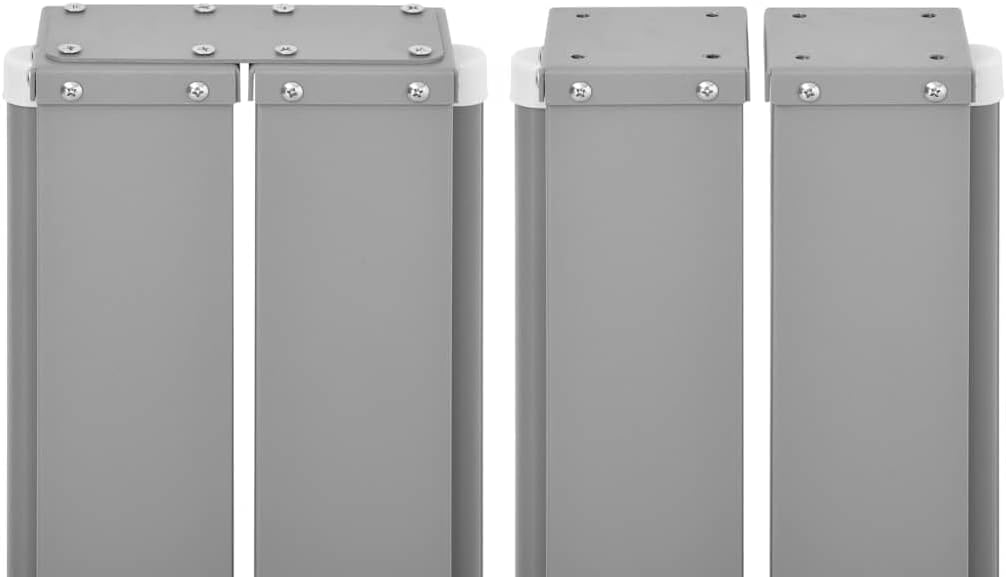 vidaXL Patio Retractable Side Awning 55.1"x472.4", Cream Outdoor Privacy Screen, UV and Water, Tear- Fabric, Easy Installation, Sturdy Steel Base, Suitable for Patio