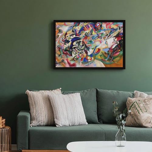Toile tendue Composition VII Kandinsky décor de bureau - 6