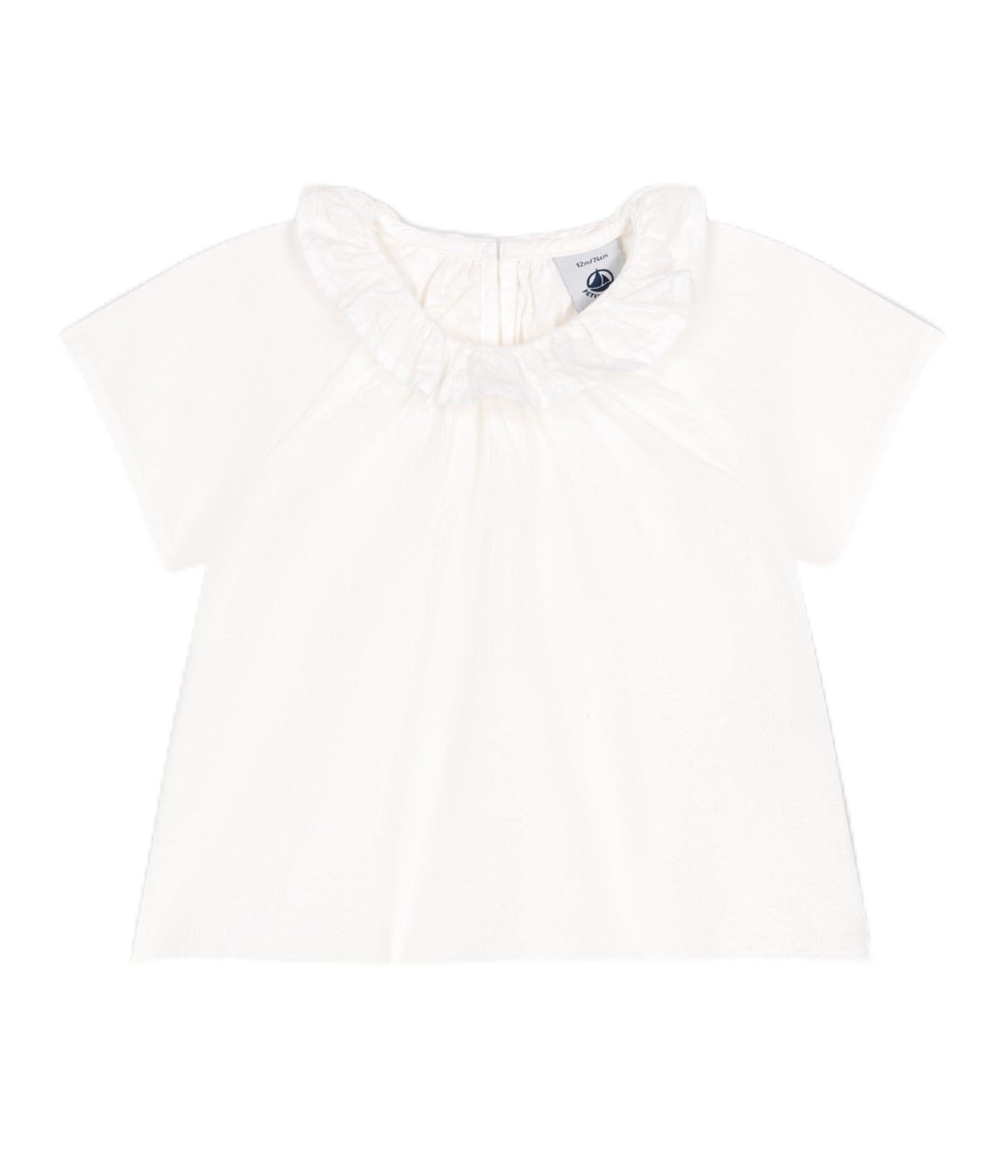 Petit Bateau A0cnd Blouse Manches Courtes Bébé Fille (Lot de 1)