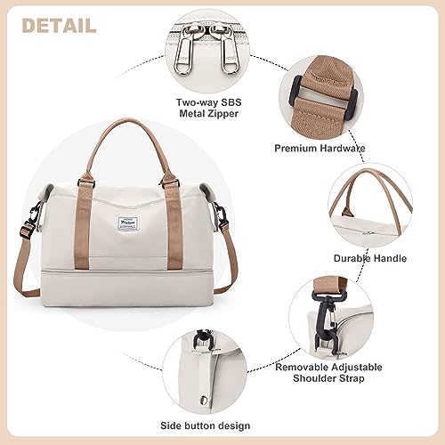 50L Weekend Duffel with Shoe Compartment