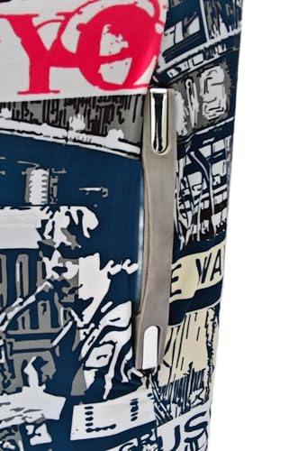 Image of Printed Travel Luggage Cover for Suitcase - Stretchable & Scratchproof Trolley Bag Protector