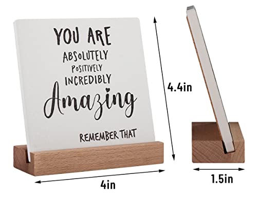 You Are Amazing Encouragement Gifts Inspirational Quotes Gifts For Women Girl Boy Teen Bestie Sisiter, Cheer Up Gifts Hard Time Gifts Inspirational Positive Decor Plaques For Home Office #TOP4