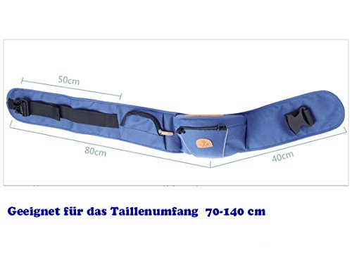 DorkasDE babydrager draagriem ademend babydrager buikdrager rugdrager en heupdrager 4-in-1 omkeerbaar babydrager (3 – 10… - Image 6