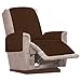 Produktbild JTWEB Sesselschoner Sesselauflage Relax mit rutschfest, 1 Sitzer Sesselschutz Sofaüberwurf mit 2.5 cm Breiten verstellbaren Trägern (Braun)