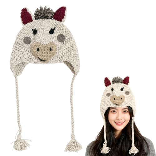 [Charming Club] �n 2026�N ���Ԃ���� �j�b�g ��蕨 �J�^�E�}�X�q �V�N ���x ���� ������� �g���� �h�� �����ĕt�� ��l�q�ǂ����p �ʐ^�B�e ins x Tiktok�嗬�s (�E�}�X�q-�V�N�J�^)