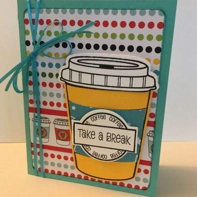 Coffee Sentiment Stamps For Card-Making And Scrapbooking Supplies By The Stamps Of Life - Thanks-Friend-Greetings - Coffee4Two #TOP5
