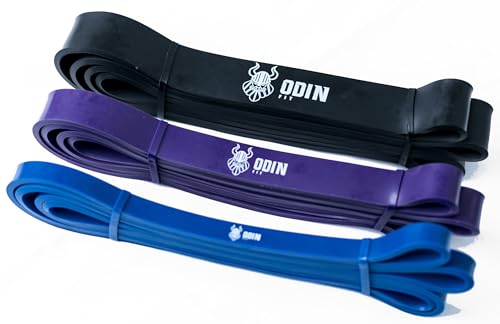 Barra para Porta + Kit de Super Band com 3 Intensidades Treino em Casa Odin Fit