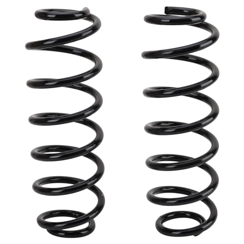 TRQ Rear Coil Spring Set Compatible with 2005-2015 Volkswagen