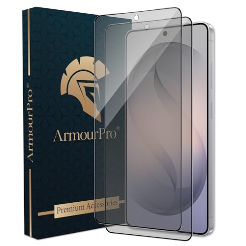Image of ArmourPro Anti-Glare Matte Tempered Glass for Samsung Galaxy S26 Ultra, Pack of 2, Anti Fingerprint Screen Protector, 9H Scratch Resistant, Smooth Touch, Full Edge to Edge Coverage