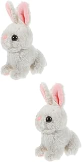 TOYANDONA 2 Peças De Coelho De Pelúcia Brinquedo De Pelúcia Coelho De Pelúcia Brinquedos De Coelho De Pelúcia A Granel Brinquedo De Coelho Bonito Pp Brinquedos De Algodão A Granel