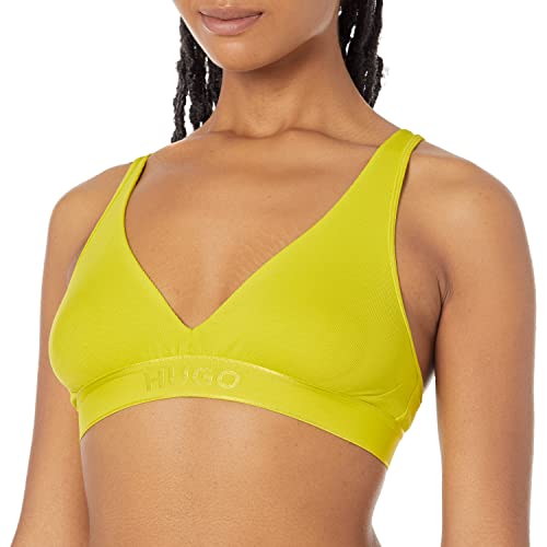 HUGO Soutien-Gorge Triangle Femme Jersey Côtelé Opaque Brassière Sans Armature