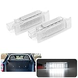njssjd LED Gepäckraumleuchte Courtesy Lamp for Fiat 500 500X 500L Panda Punto Evo Grande Punto Bravo Doblo Croma Stilo 18-SMD 6000K White Canbus Interior Trunk Boot Lamp Glove Box Light