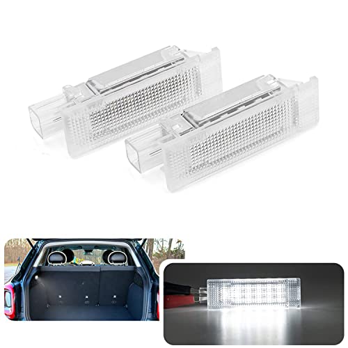 ✔️Contenuto della confezione: 2 lampade LED per bagagliaio per Fiat 500 e Panda. Certificato E-Mark, 1 anno di garanzia