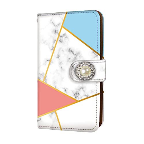 anve Galaxy S25 FE �Ή� �X�}�z�P�[�X �蒠�^ �J�[�h���[�����t�� (�ۃf�R) �嗝�� �}�[�u�� �p�[�� (A.�u���[×�s���N)