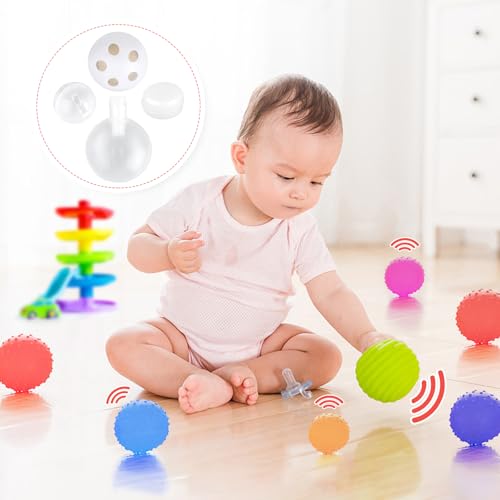 RISF 32 Stück Rasseldosen Rasselbällen und Kuscheltiere Quietscher zum Einnähen Set, Niedlich Squealer Spielzeug, Knisterfolie zum Einnähen, Knisterfolie für Hund Haustier Baby Spielzeug Noise Maker