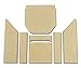 Produktbild Feuerraumauskleidung für Fireplace Zanzibar Kaminöfen - Vermiculite - 7-teilig