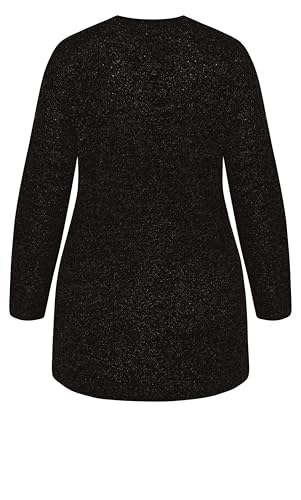 Image of Avenue Women's Plus Size Cardigan - Amber Boucle