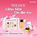 Hanskin Glass Skin On the Go Kit – Travel-Friendly Hydrating Set with PHA Cleansing Oil&Balm, Toner & Moisture Cream | TSA-Approved Mini Skincare, Holiday Stocking Stuffer, Teen Girl & Women’s Gift