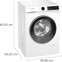 Siemens iQ500 Smarte Waschmaschine 10 kg 1400 UpM Speed Pack L WG54J20K1 – Ansicht 6