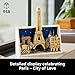 LEGO Architecture Paris – City of Love Building Set for Adults - DIY Office or Bedroom Decor for Women & Men, Ages 18+ - Buildable Frame to Hang or Stand for Display - Gift Idea for Birthdays - 21064