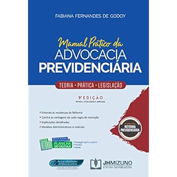 Capa do livro Manual Prático Da Advocacia Previdenciária - 9a. Edição - Teoria - Prática -legislação