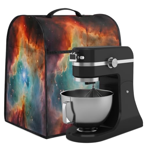 Coffee Maker Cover Universe Galaxy Nebula Kitchen Appliance Covers Small Appliance Covers Blender Cover Juicer Cover Dust Covers for Kitchen Appliances with Top Handle and Pockets,Washable,C227