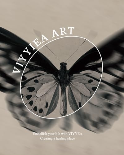 Image of VIYYIEA Vintage Gold Framed Wall Art for Living Room,【Ornithoptera alexandrae】-(16L x 12W)