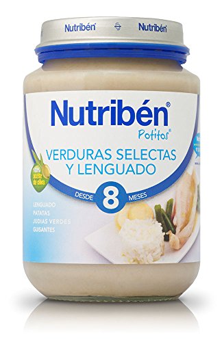 Nutribén Potito Verduras con Lenguado - 130 gr