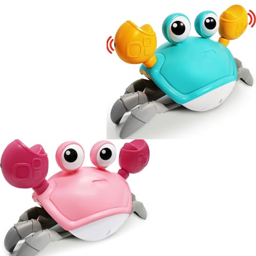 Qumiimet Music Projection Crab Baby Soothes Sleeping Baby Toys 0-6 Months