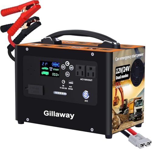 V10 10000A Car Jump Starter, Portable Power Station Backup Lithium Battery，12V/24V Heavy Duty Truck Jump Starter Battery - Detailed View