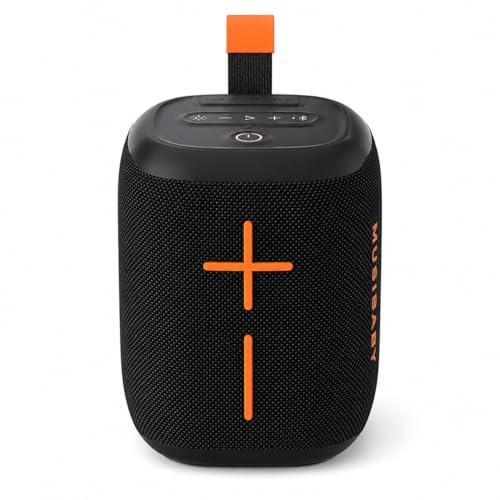 Musibaby M73 Bluetooth Speaker, 20W Portable Wireless Speaker, Black