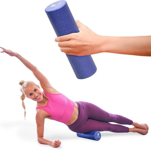 FitOn Recovery Foam Roller - High Density Travel Foam Roller