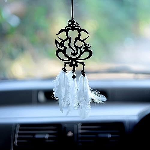 Image of Spiritual Car Hanging Accessories: Elevate Car, Home, and Office Decor with Divine God Elegance (Ganesha)