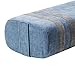 Fancyes Yoga Bolster Pillow Rectangular Yoga Pillow Pillow with Carrying Handle, Blue