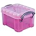 Produktbild Really Useful Boxes ub014  Boxen und ranges-archives (Rosa, Transparent, 90 x 65 x 55 mm, 64 x 48 x 42 mm)