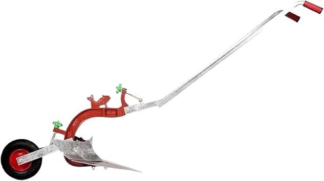 Manual Hand Tiller Plough Mini Soil Loosening Tool For Garden Vegetable Plot Family Farm Cultivation Weeding Planting Strong PowerWith weight box