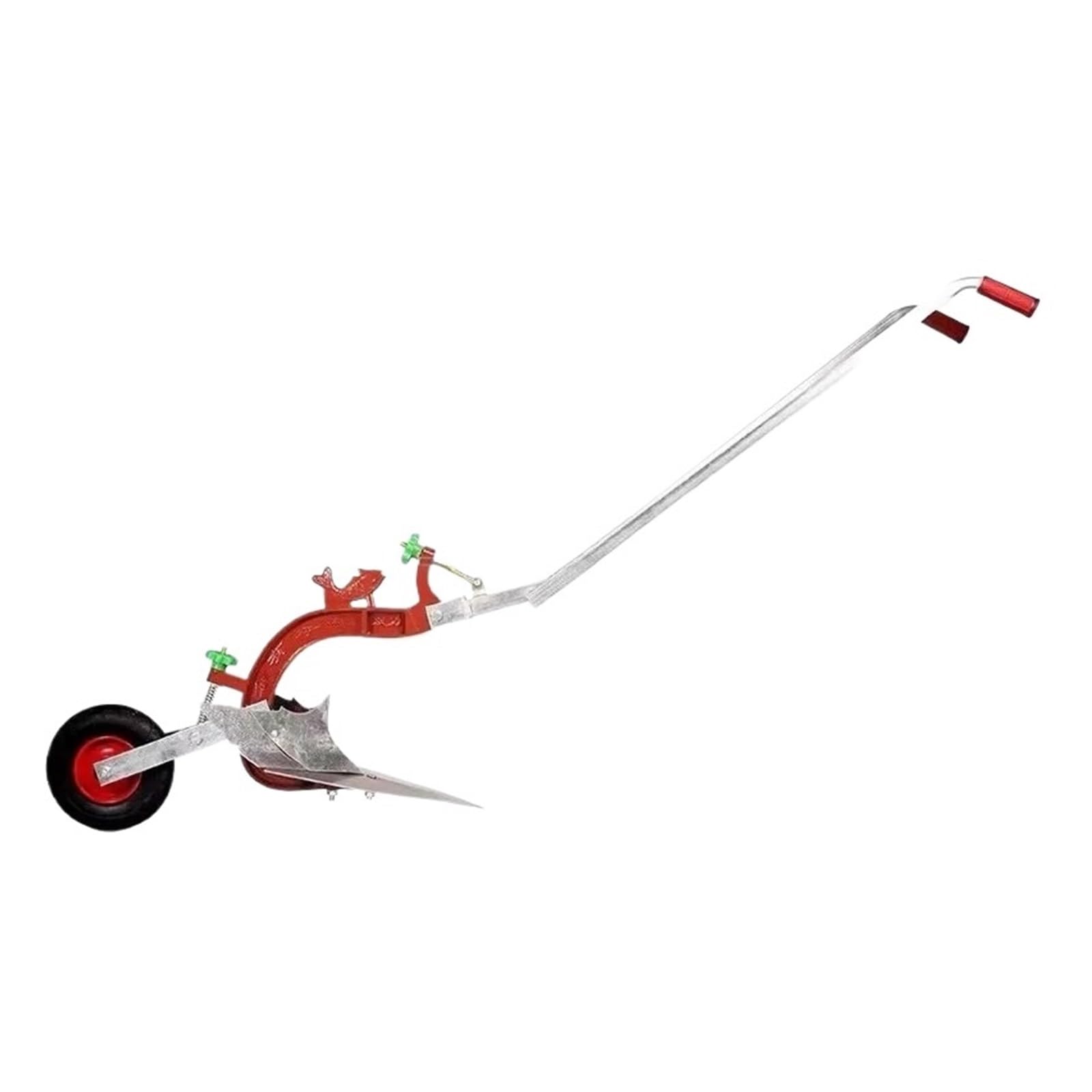 Ręczny Rumpel Pług Mini Narzędzie Do Spulchniania Gleby Ogrodu Działka Warzywna Rodzinne Gospodarstwo Rolne Uprawa Pielenie Sadzenie PotężNe Zadanie(Counterweight frame)