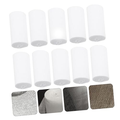 10 rollos de venda de gasa desechable 8 cm x 600 cm para primeros auxilios, entrenamiento deportivo y vendaje de heridas miniatura 5
