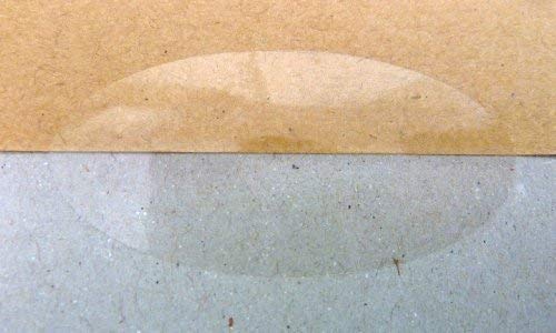 40x20mm oval x Packung mit 75 GLÄNZEND KLAR DURCHSICHTIG Siegel - Selbstklebeetiketten mit Standard permanente Haftung Cover