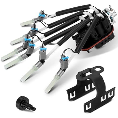 YEHERIT Fuel Injector Assembly w/Bracket Compatible with 1996-2014 Chevrolet Blazer C1500 K1500 Express 1500 2500 Astro GMC Jimmy Savana Sierra Safari Oldsmobile Chevy - V6 4.3L, Replace# FJ503 Cover