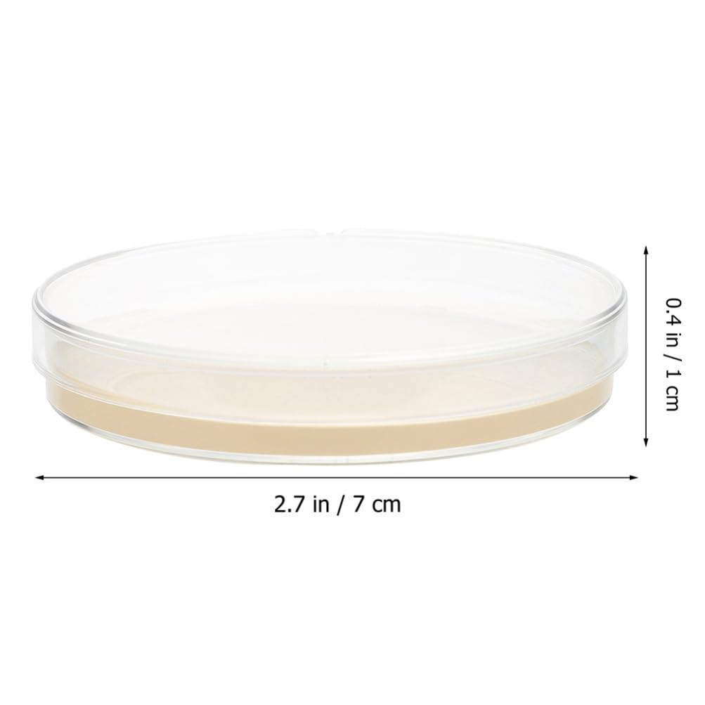 Veemoon 20 Placas de Agar Nutritivo para Cultivo Celular y Almacenamiento en Laboratorio, Material Agar de 7cm, Fáciles de Usar para Experimentos Científicos