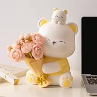 Amazon.co.jp: JAnjiaLxY 熊の置物 樹脂置物 くま 可愛い タイプ12