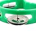 Piutouyar 5 Pack Plastic Tambourine, 5 Colors Half Circle Tambourine with 4 Jingle Bells Mini Handheld Percussion for School, Party, Band