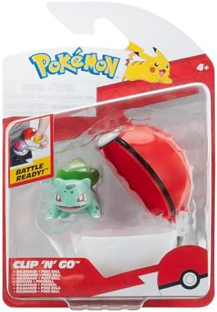 PKW - Clip 'N' Go (Bulbasaur #1 com Poké Ball) W18