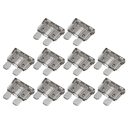 A ABSOPRO 10pz Lama Stile Fusibili 2A Lama Stile Fusibili per Auto Barca Grigio