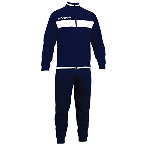 Givova Drops, Tuta da Ginnastica Uomo, Blu, L