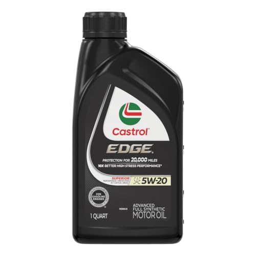 Image of Castrol EDGE 5W-20 Advanced Full Synthetic Motor Oil, 1 Quart, Pack of 6